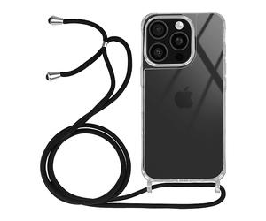 AVIZAR Crystal cord CUSTODIA per Apple iPhone 16 Pro Max, Trasparente