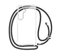 AVIZAR Crystal cord CUSTODIA per Samsung Galaxy S23 FE, Trasparente