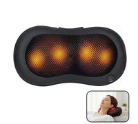 Avizar, Cuscino massaggiante elettrico 24W con riscaldamento e LED ergonomico