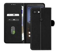 Avizar, Custodia a libro per Pixel 3a Supporto video multifunzione, Nero