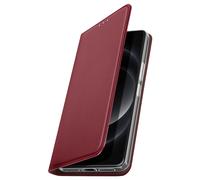 Avizar, Custodia a libro per Xiaomi 14 Ultra con chiusura magnetica, Bordeaux