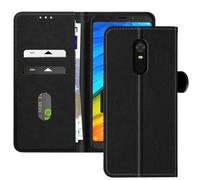 Avizar, Custodia a libro per Xiaomi Redmi 5 Supporto video multifunzione, Nero