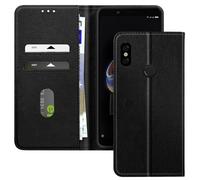 Avizar Custodia a libro per Xiaomi Redmi Note 5 Supporto video multifunzione, Nero
