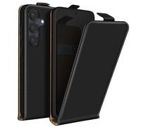 Avizar Custodia a libro verticale per Samsung Galaxy S25 con portacarte, Nero