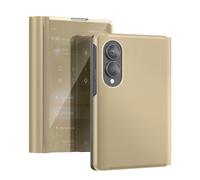 Avizar, Custodia a Patta Specchio per Galaxy Z Fold8 Effetto Pelle con Supporto