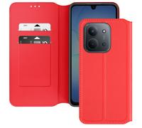 Avizar Custodia a Portafoglio con Chiusura Magnetica per Xiaomi Redmi 15C con Supporto Video, Rosso