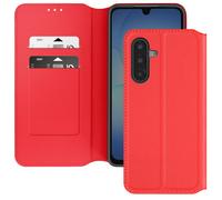 Avizar Custodia a portafoglio per Samsung Galaxy A17 con chiusura magnetica e supporto video, Rosso