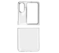 Avizar, Custodia antiurto in silicone per Oppo Find N2 Flip, Trasparente