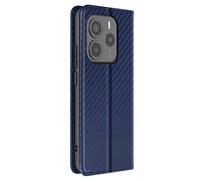 Avizar, Custodia Carbonio per Xiaomi Redmi Note 14 5G Supporto Video, Blu notte