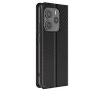 Avizar, Custodia Carbonio per Xiaomi Redmi Note 14 5G Supporto Video, Nero