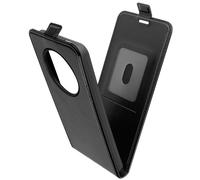 Avizar, Custodia con copertina verticale per Xiaomi Redmi A3 portacarte, Nero