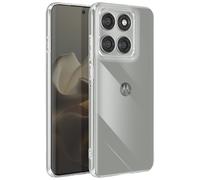 Avizar Custodia Motorola Edge 60 Pro Silicone Morbido, Trasparente
