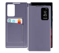 Avizar, Custodia finestra per Galaxy S22 Ultra con porta carte, Lavanda