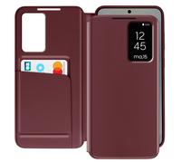 Avizar, Custodia finestra per Galaxy S25 Plus con porta carte, Bordeaux