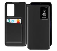 Avizar Custodia finestra per Samsung Galaxy S23 con porta carte, Nero
