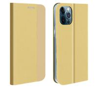 Avizar, Custodia Flip iPhone 12 Pro Max Portafoglio Funzione supporto, Dorato