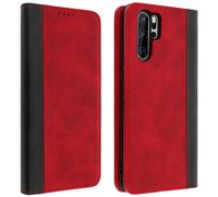 Avizar Custodia a portafoglio per Huawei P30 Pro – rossa bicolore con funzione stand
