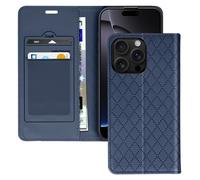 Avizar, Custodia folio per iPhone 16 Pro Max rombi portacarte supporto video