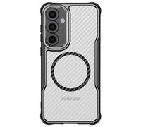 Avizar Custodia Galaxy S24 FE MagSafe Carbon Antiurto, Nero