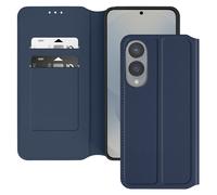 Avizar, Custodia Galaxy S25 Edge Risvolto Porta-Carte Video, Blu notte