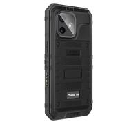 Avizar, Custodia Impermeabile per iPhone 16 IP68 Antiurto Bordo Rinforzato, Nero