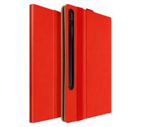Avizar, Custodia in pelle per Galaxy Tab S7 Plus 12.4 con supporto e portacarte