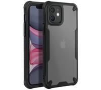 Avizar Custodia iPhone 11 Antishock Angoli Rinforzati Opaco, Nero