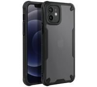 Avizar Custodia iPhone 12 Antishock Angoli Rinforzati Opaco, Nero