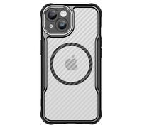 Avizar Custodia iPhone 15 MagSafe Carbon Antiurto, Nero