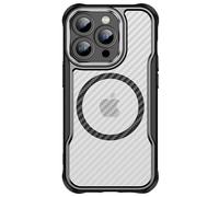 Avizar Custodia iPhone 16 Pro MagSafe Carbon Antiurto, Nero