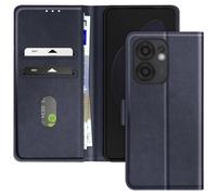 Avizar Custodia Oppo Reno 13 F/FS Risvolto Portafoglio Video, Blu scuro
