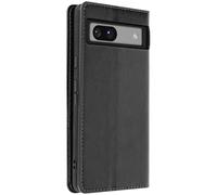 Avizar Custodia pelle per Google Pixel 7a copertina portafoglio stand video, Nero