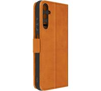Custodia per Samsung Galaxy A05s portacarte supporto video serie Vintage camel
