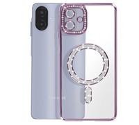 Avizar, Custodia per Galaxy A07 compatibile con con contorno di strass