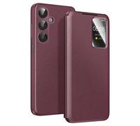Avizar, Custodia per Galaxy A17 con Finestra Smart View e Porta Carte, Bordeaux