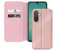 Avizar, Custodia per Galaxy A26 con porta carte e supporto video, Rosa