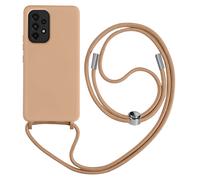 Avizar, Custodia per Galaxy A33 5G semi-rigida soft-touch con cordino da collo
