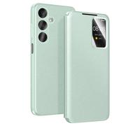 Avizar, Custodia per Galaxy A37 con Finestra Smart View e Porta Carte, Verde