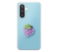 Avizar, Custodia per Galaxy A37 Motivo Uva in Rilievo 3D e Bordo Rialzato, Blu