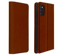 Custodia Samsung Galaxy A41Pelle Portafoglio Funzione Stand - camel