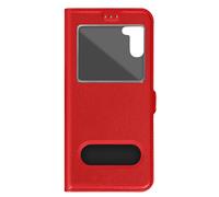 Avizar, Custodia per Galaxy A54 5G doppia finestra supporto video, Rosso