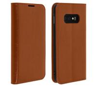 Avizar, Custodia per Galaxy S10e Pelle Portafoglio Funzione Stand, Camel