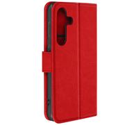 Avizar Custodia per Samsung Galaxy S24 / S25 portafoglio funzione supporto, Rosso