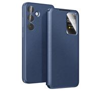 Avizar, Custodia per Galaxy S25 FE con Finestra Smart View e Porta Carte, Blu