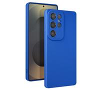 Avizar, Custodia per Galaxy S25 Ultra Silicone Opaco, Blu