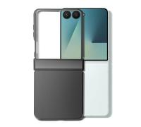 Avizar Custodia per Galaxy Z Flip 7 Soft-Touch con cerniera rinforzata, Nero