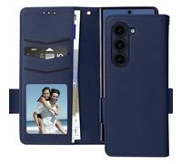 Avizar, Custodia per Galaxy Z Fold6 portafoglio linguetta magnetica cinturino