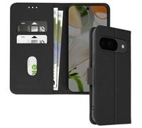 Avizar Custodia per Google Pixel 9 e 9 Pro copertina portafoglio stand video, Nero