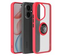 Avizar, Custodia per Honor 400 con Supporto Anello e Fissaggio Magnetico, Rosso