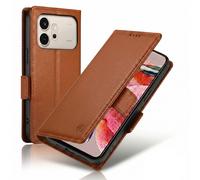 Avizar, Custodia per Honor 600 con Porta Carte e Supporto Video, Marrone